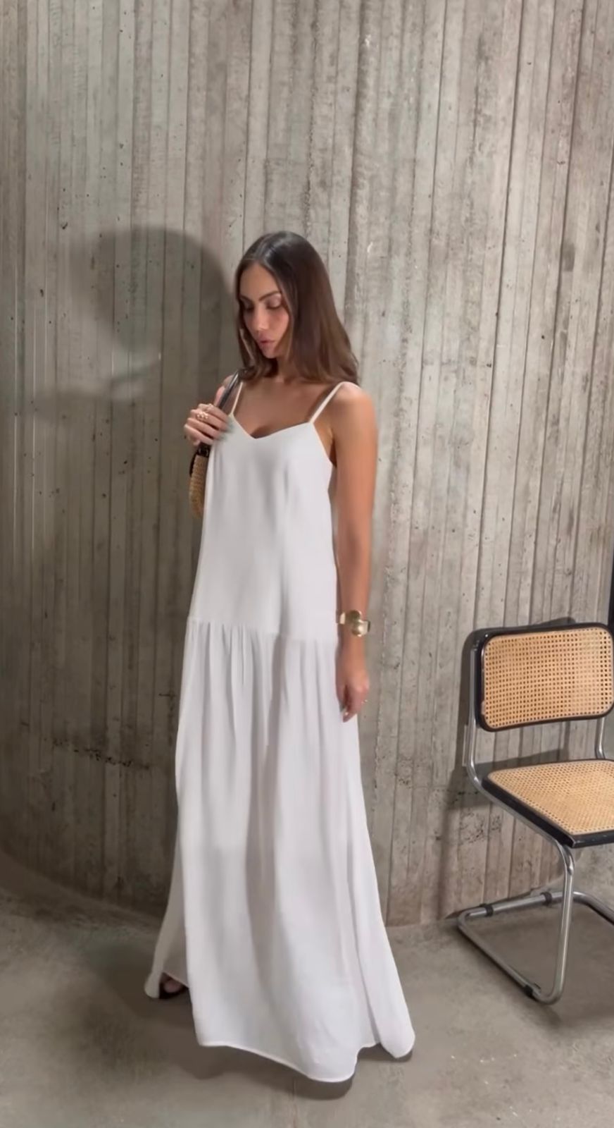 Vestido Longo alça - tam G
