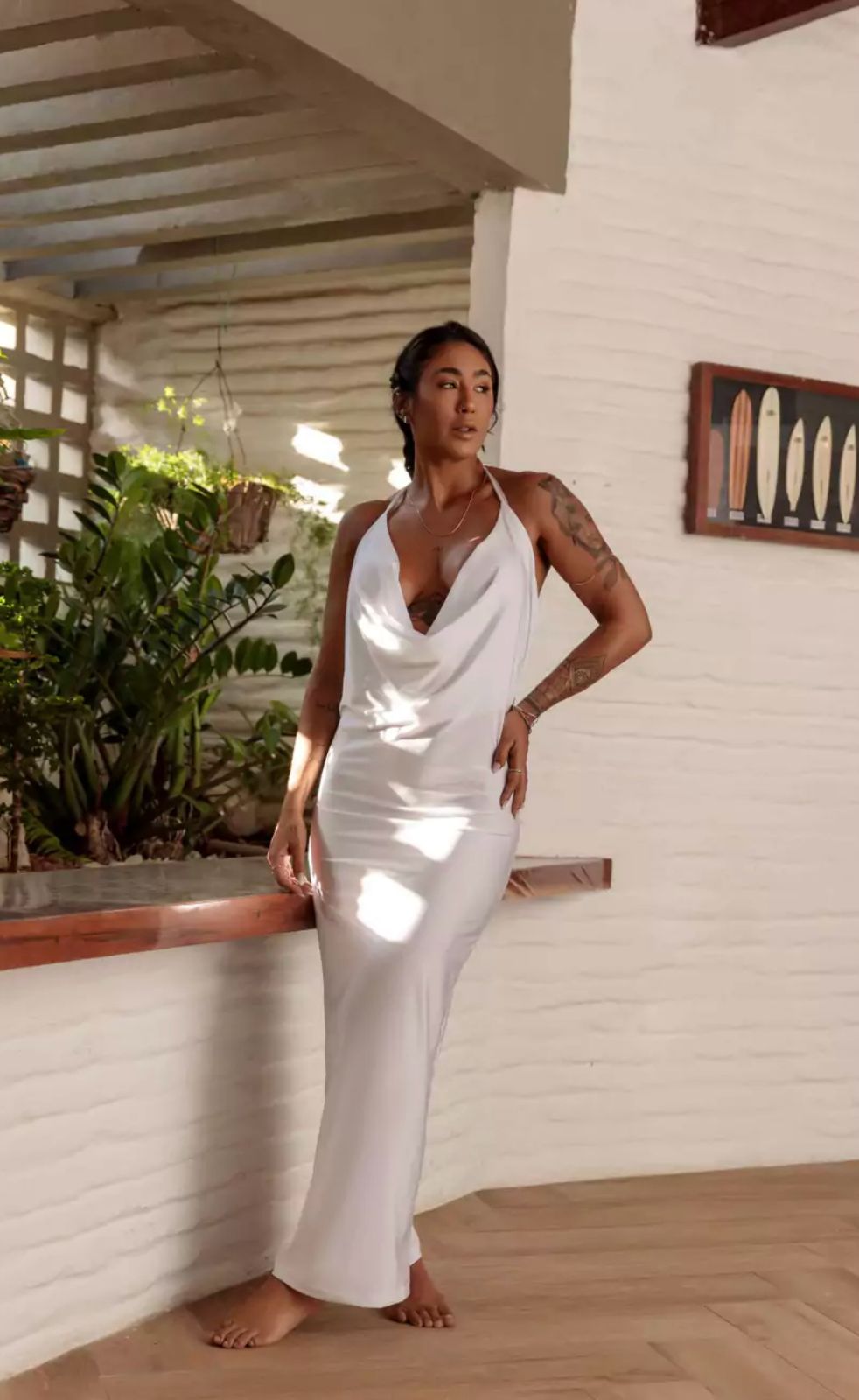 Vestido Musa - branco tam único