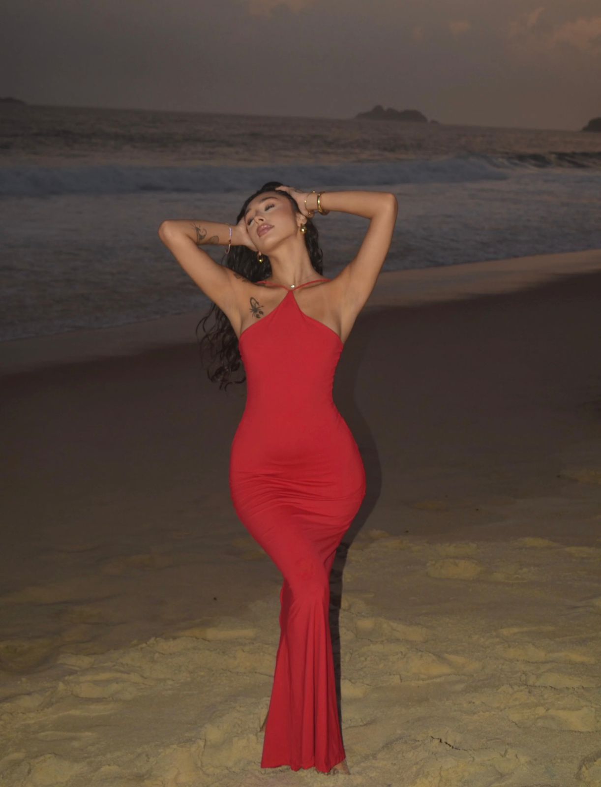Vestido Sereia malha - tam único