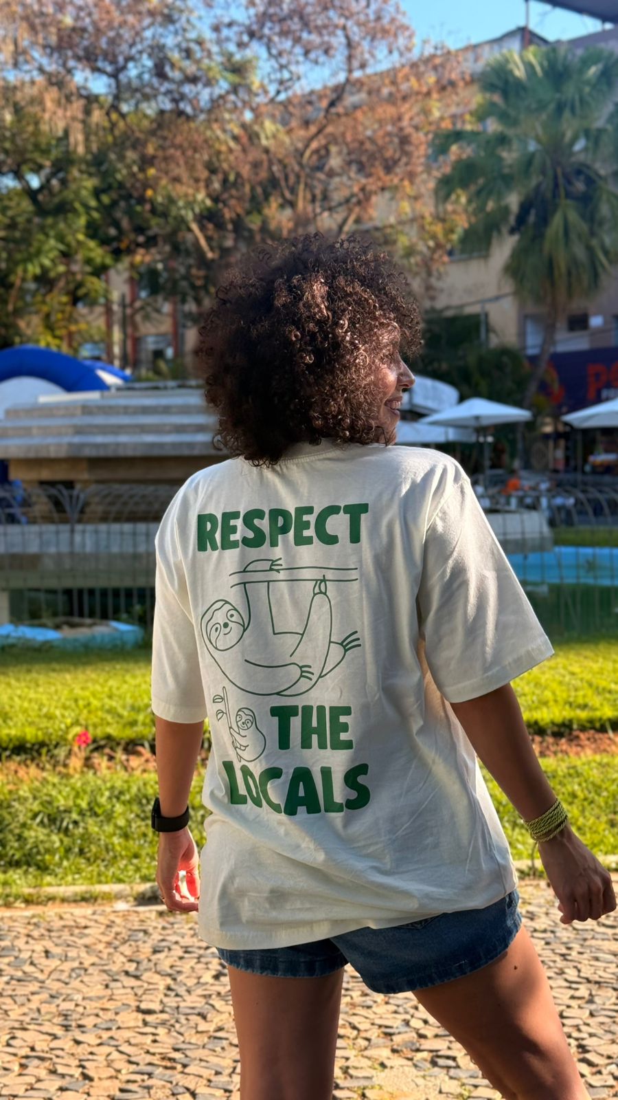 Camisa OVERSIZED - Tchó-Tchó Respect the Locals