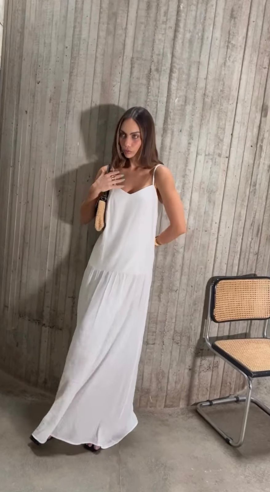 Vestido Longo alça - tam G