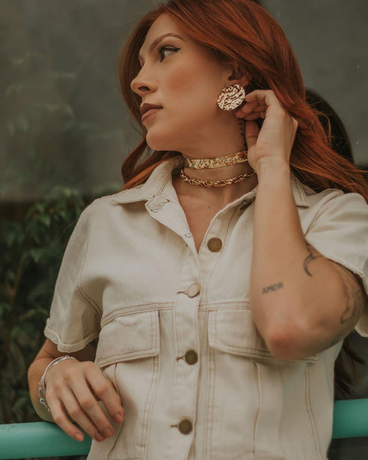 Macaquinho Sarja off