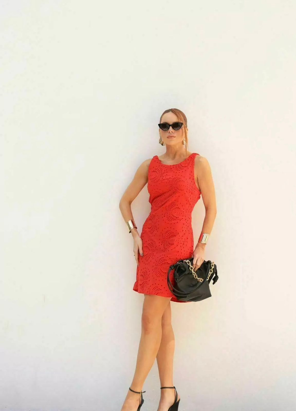 Vestido renda - curto