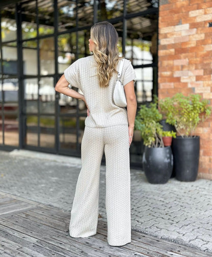 Conjunto tricot - tam unico