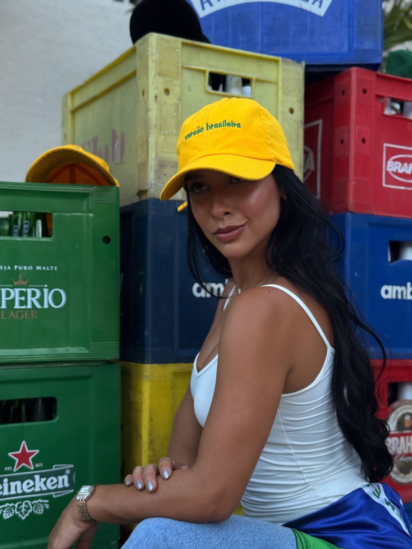 Boné Versão Brasileira amarelo - foto 2 - Amarjori
