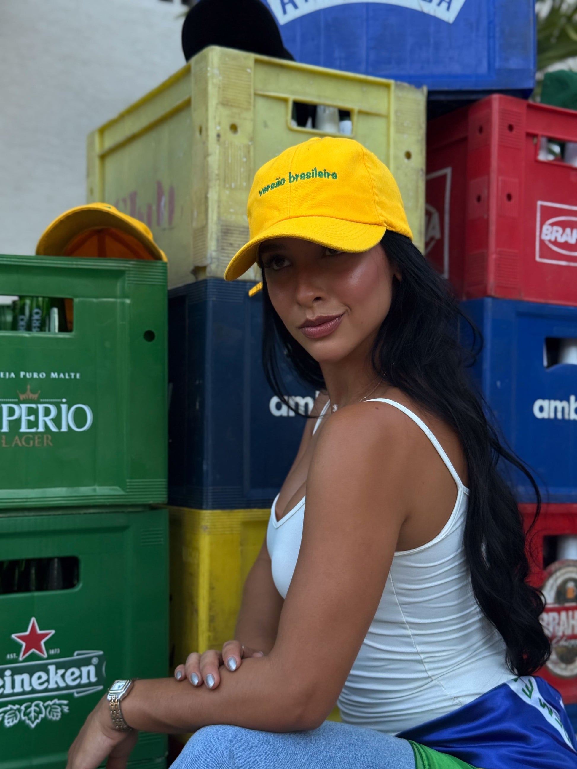 Boné Versão Brasileira amarelo - foto 2 - Amarjori