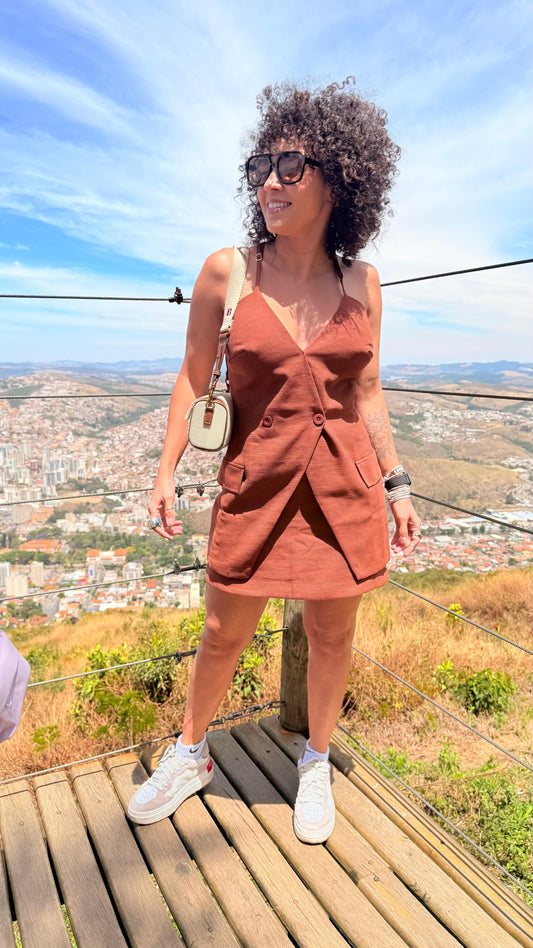 Conjunto Marrom Coffe