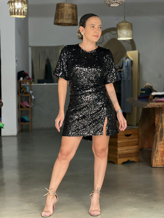 Vestido Paetê - tam M