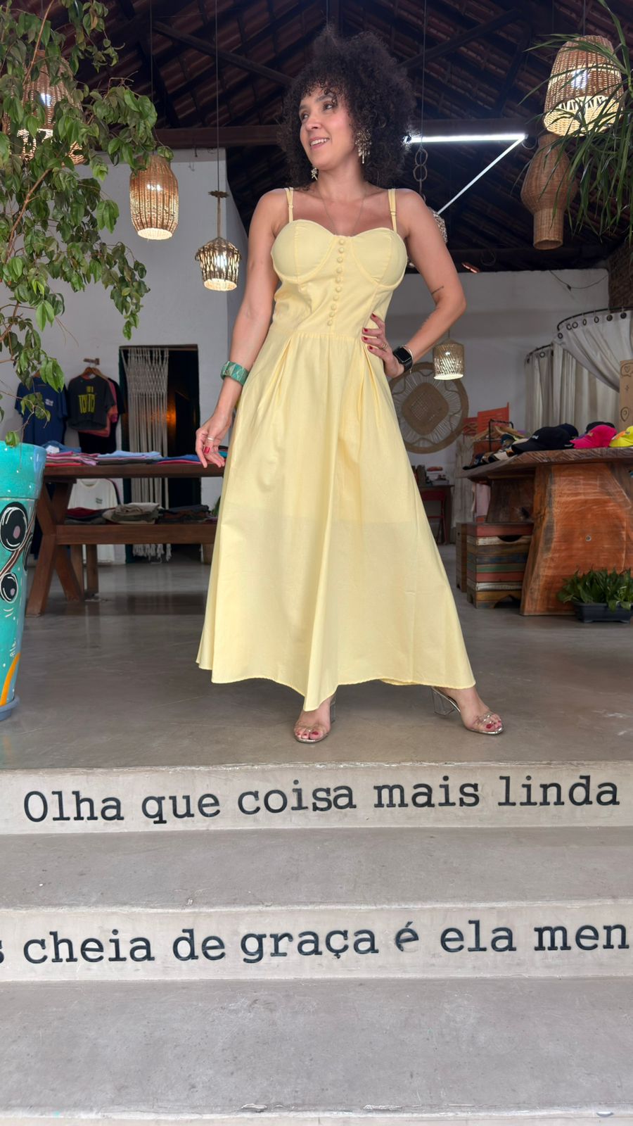 Vestido Princesa amarelo