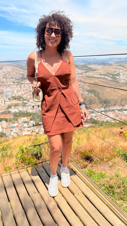 Conjunto Marrom Coffe