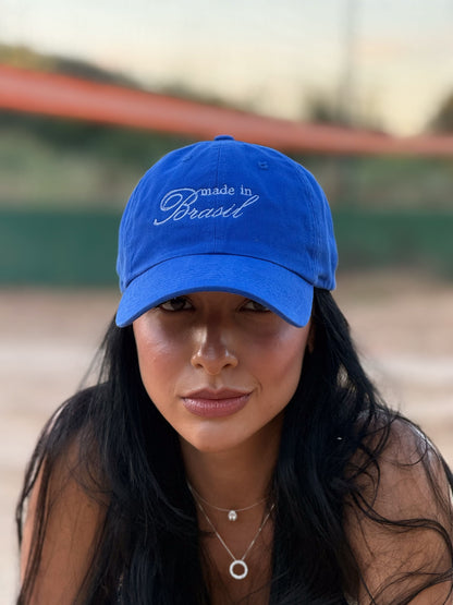 Boné Made in Brasil azul bordado - Amarjori