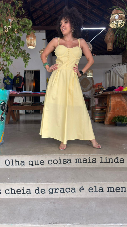 Vestido Princesa amarelo