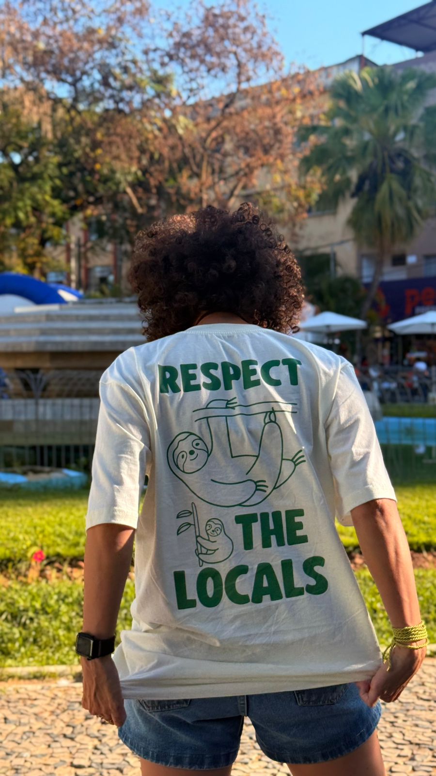 Camisa OVERSIZED - Tchó-Tchó Respect the Locals