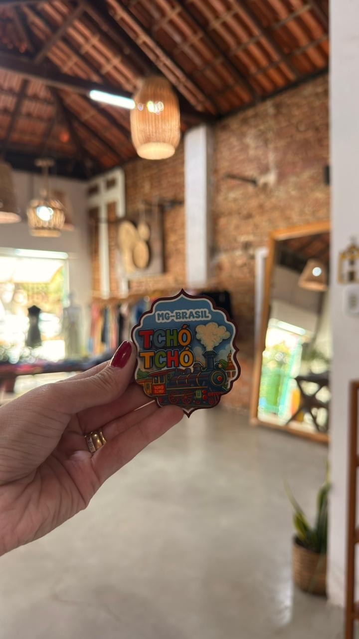 Imã de geladeira Tchó-Tchó