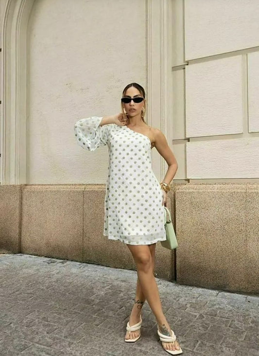 Vestido Poá Brilho - tam M