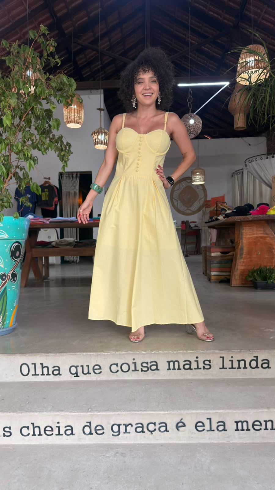 Vestido Princesa amarelo