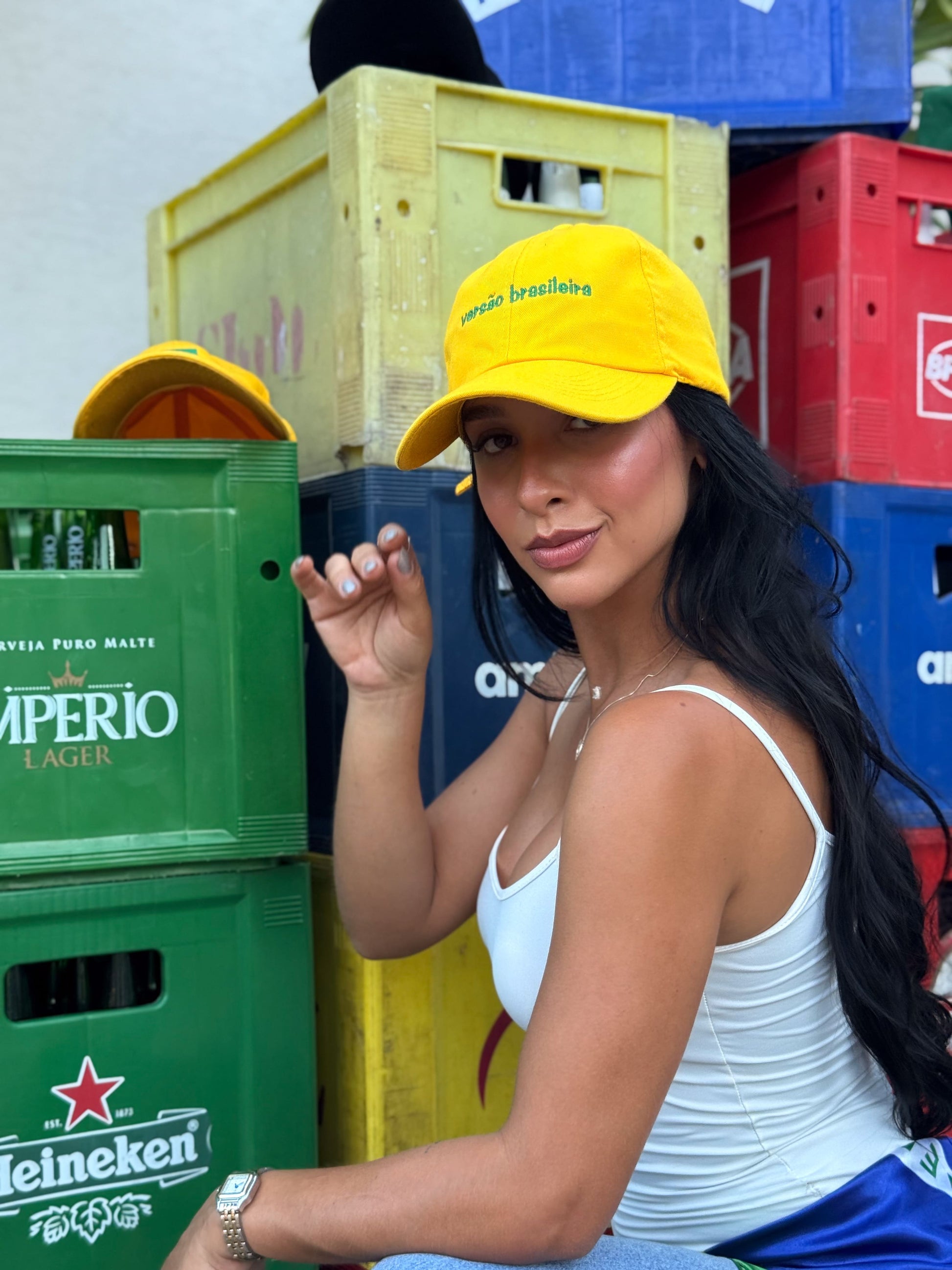 Boné Versão Brasileira amarelo - foto 4 - Amarjori