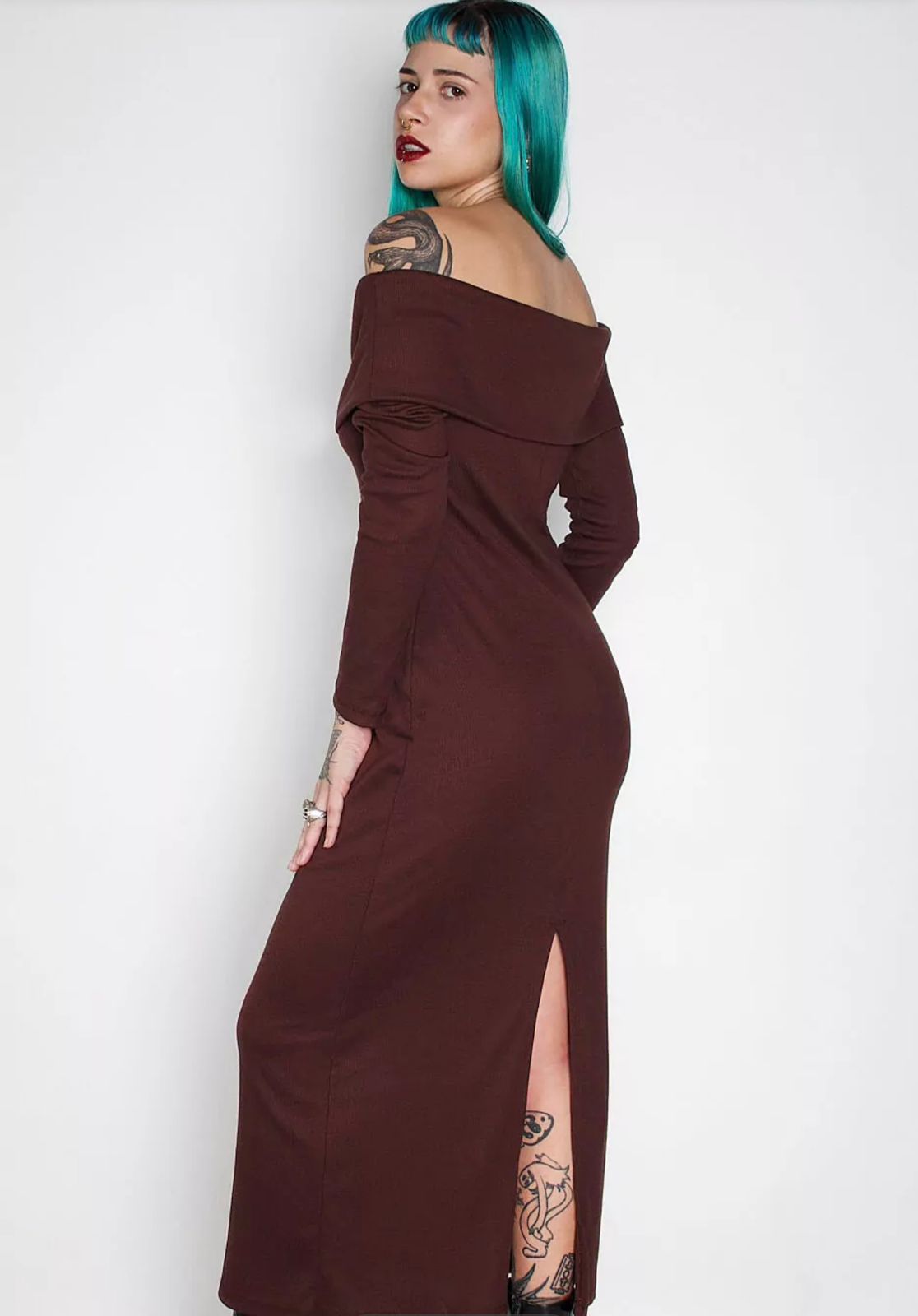 Vestido Canelado