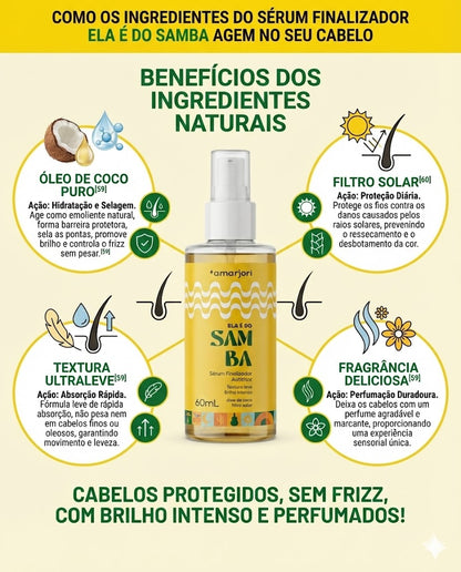 Sérum Finalizadora Ela é do Samba Amarjori Anti Frizz 60ml