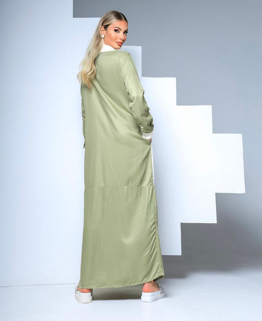 Maxi chemise recortes